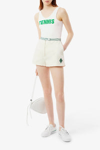 Débardeur Tennis en maille - Blanc & Calathea