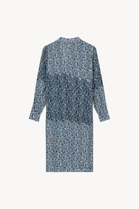Robe fluide - Bleu Moyen