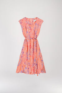 Robe sans manches avec bas - Abricot