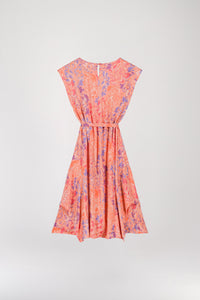 Robe sans manches avec bas - Abricot