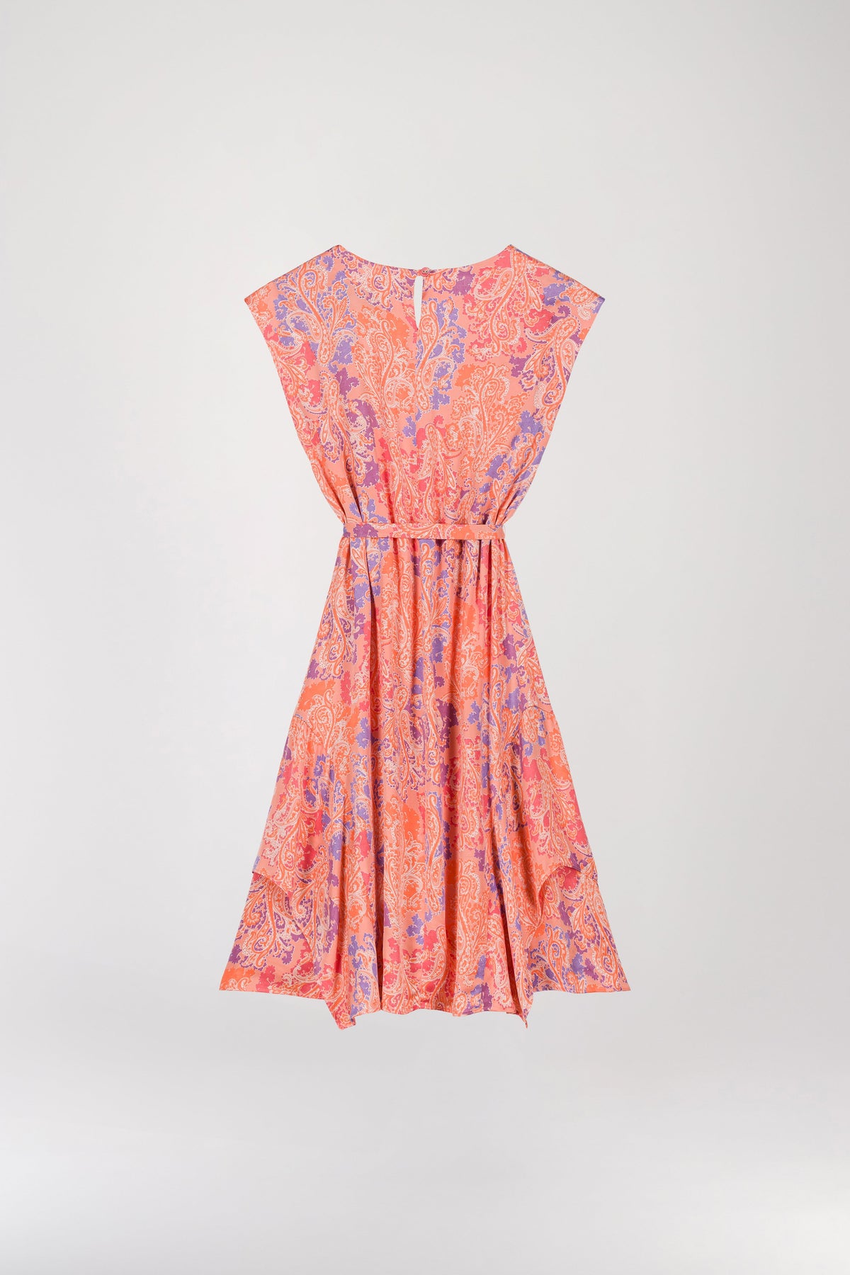 Robe sans manches avec bas - Abricot