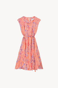 Robe sans manches avec bas - Abricot