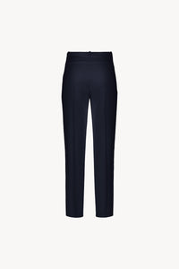 Pantalon droit avec dedetails - Marine