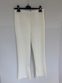 Pantalon evase avec ceinture - Blanc Cassé