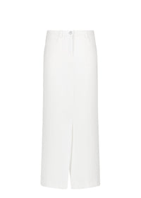 Jupe longue fendue - Blanc Cassé