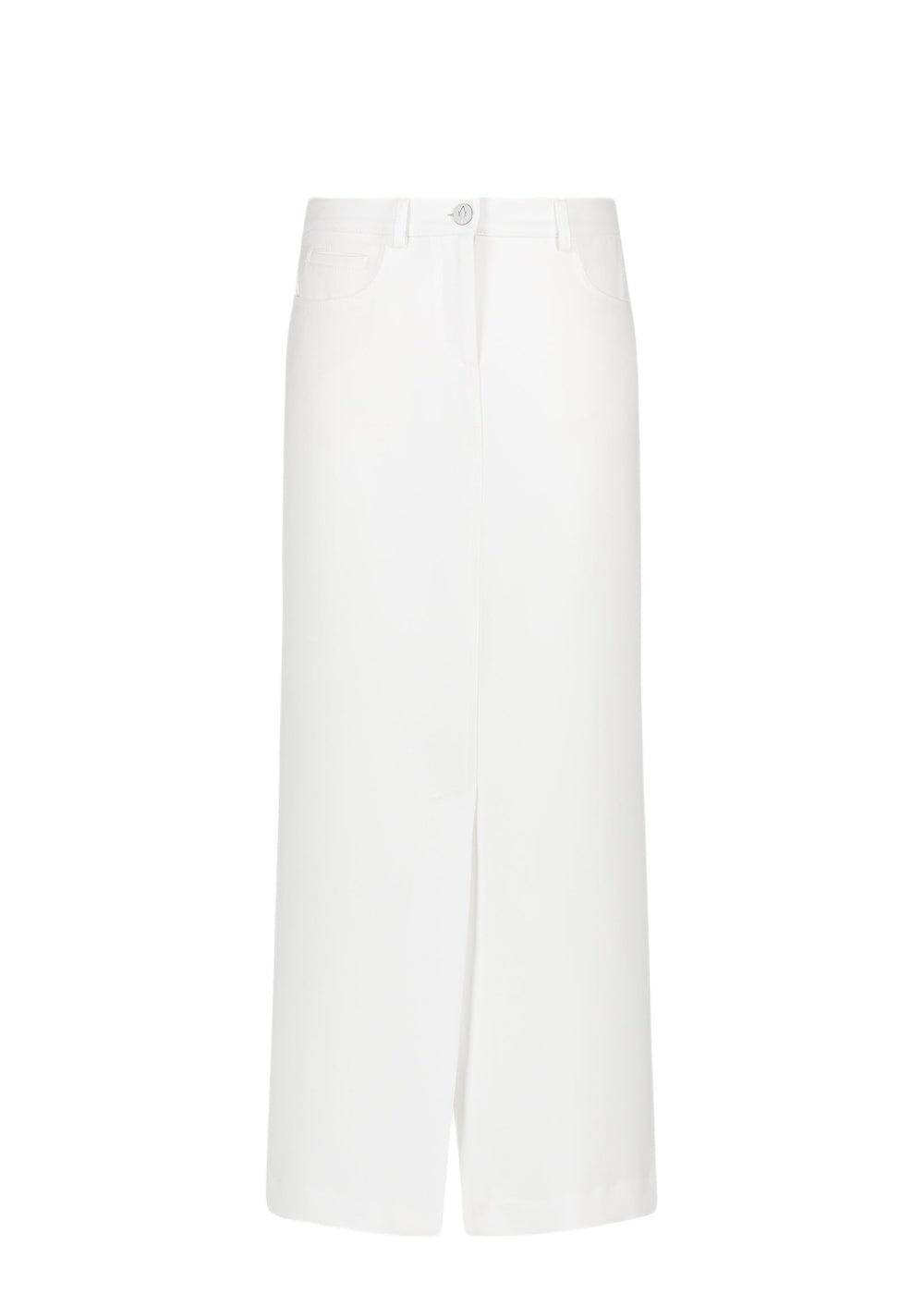Jupe longue fendue - Blanc Cassé