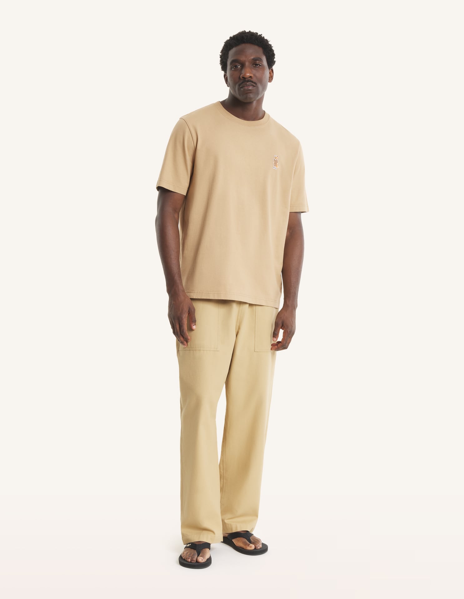 Dressed Fox Comfort Tee-Shirt - Roasted Almond