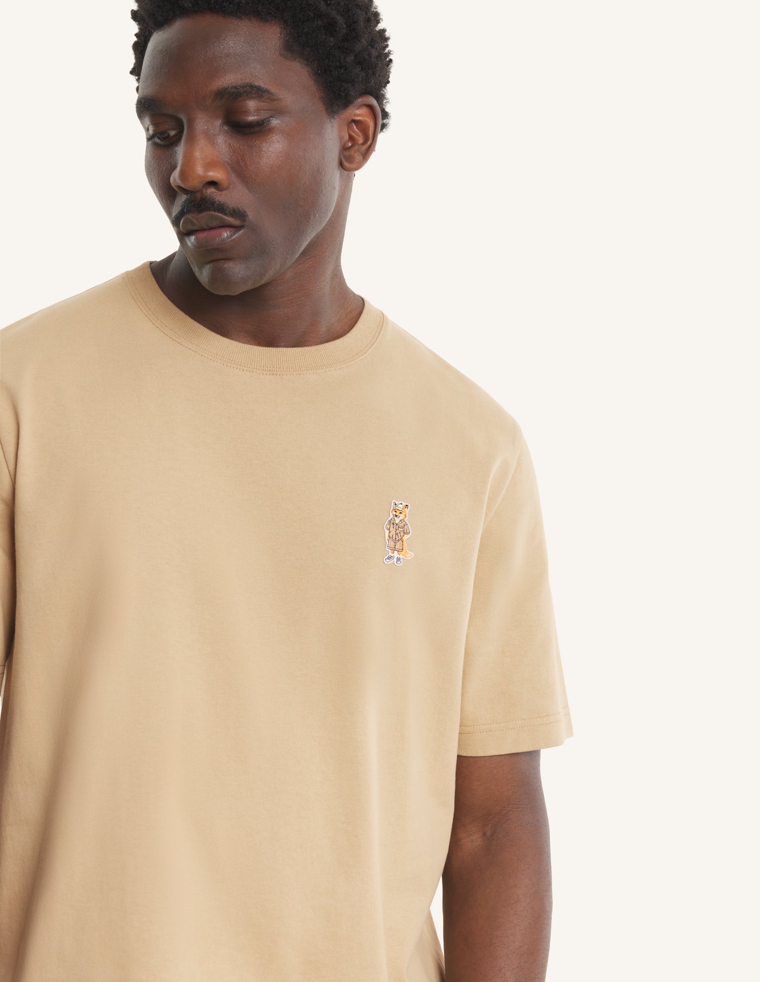 Dressed Fox Comfort Tee-Shirt - Roasted Almond