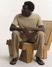 Dressed Fox Comfort Tee-Shirt - Roasted Almond