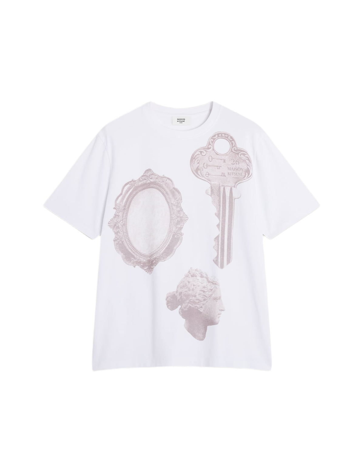 T-shirt Parisian Objects - White