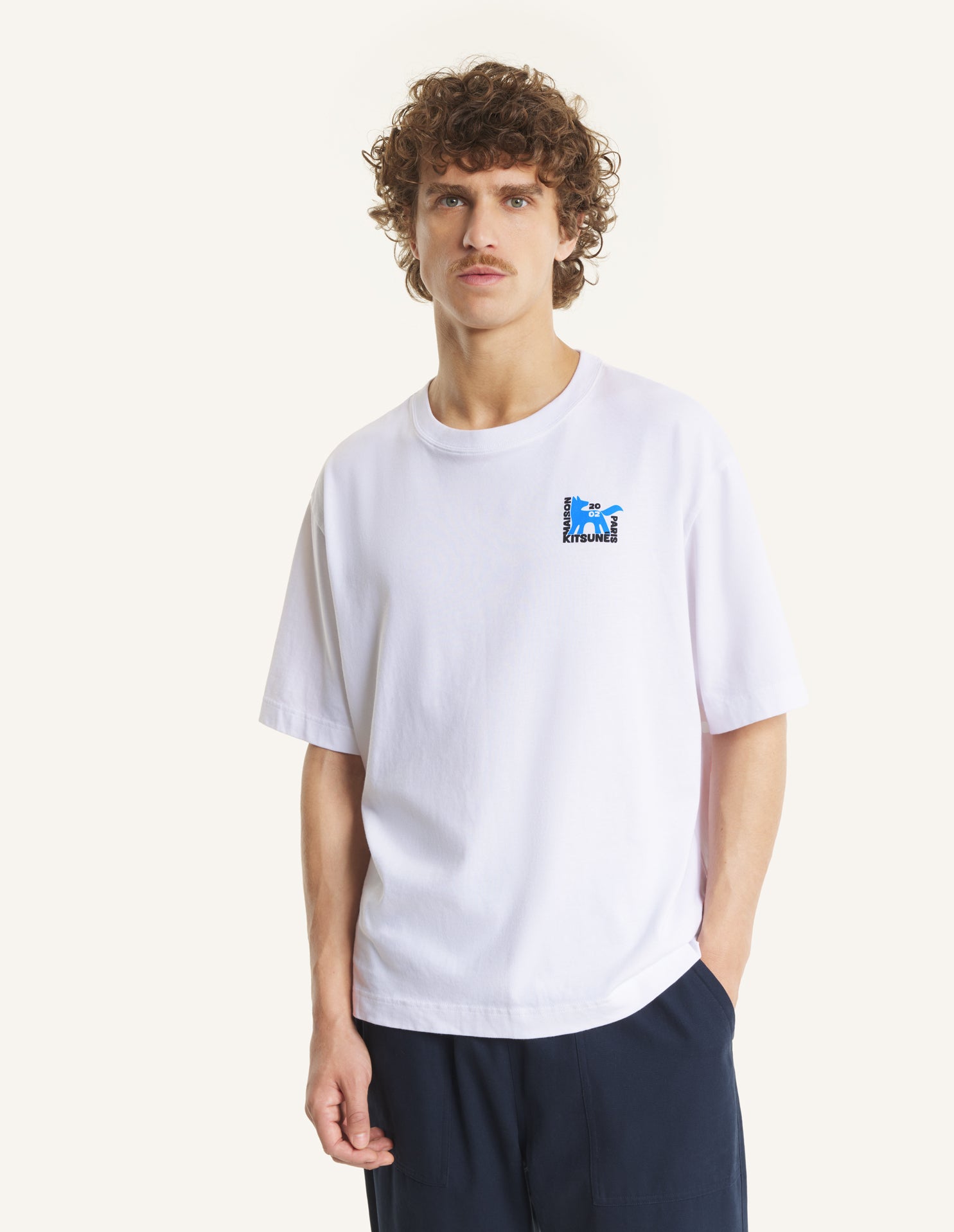 Gallery Fox Oversize Tee-Shirt - White