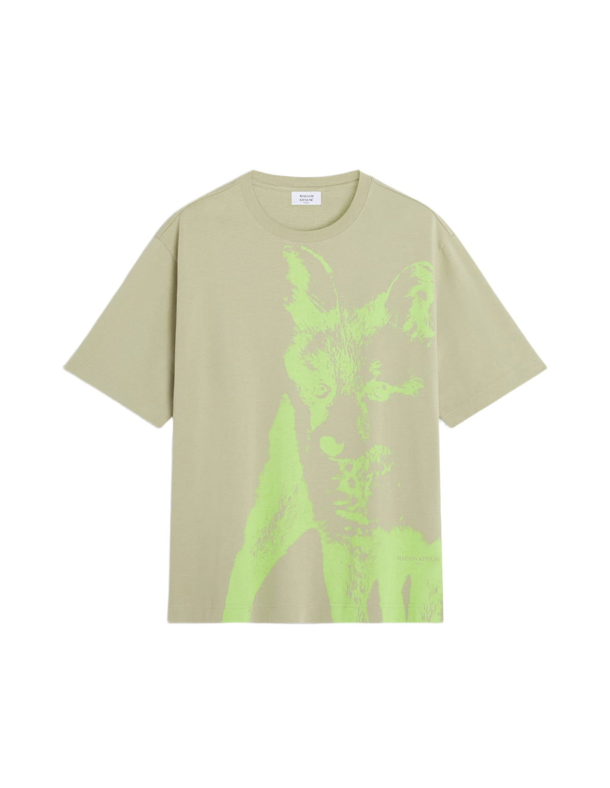 T-shirt oversize Fox Cub - Dusty Green