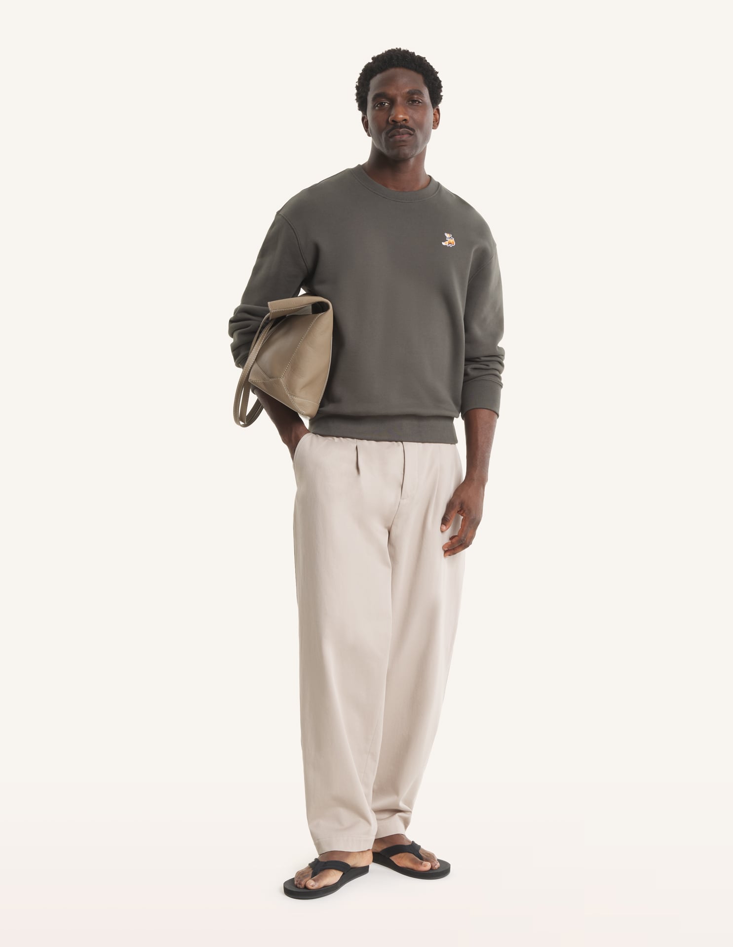 Elasticated Pleated Pants - String