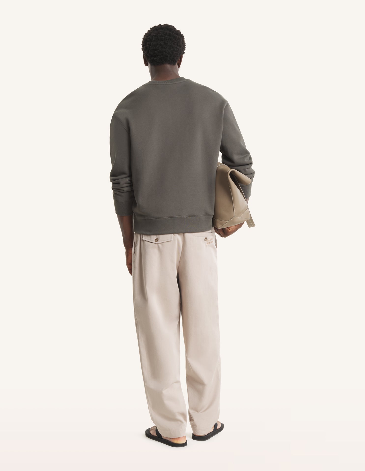 Elasticated Pleated Pants - String