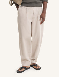 Elasticated Pleated Pants - String