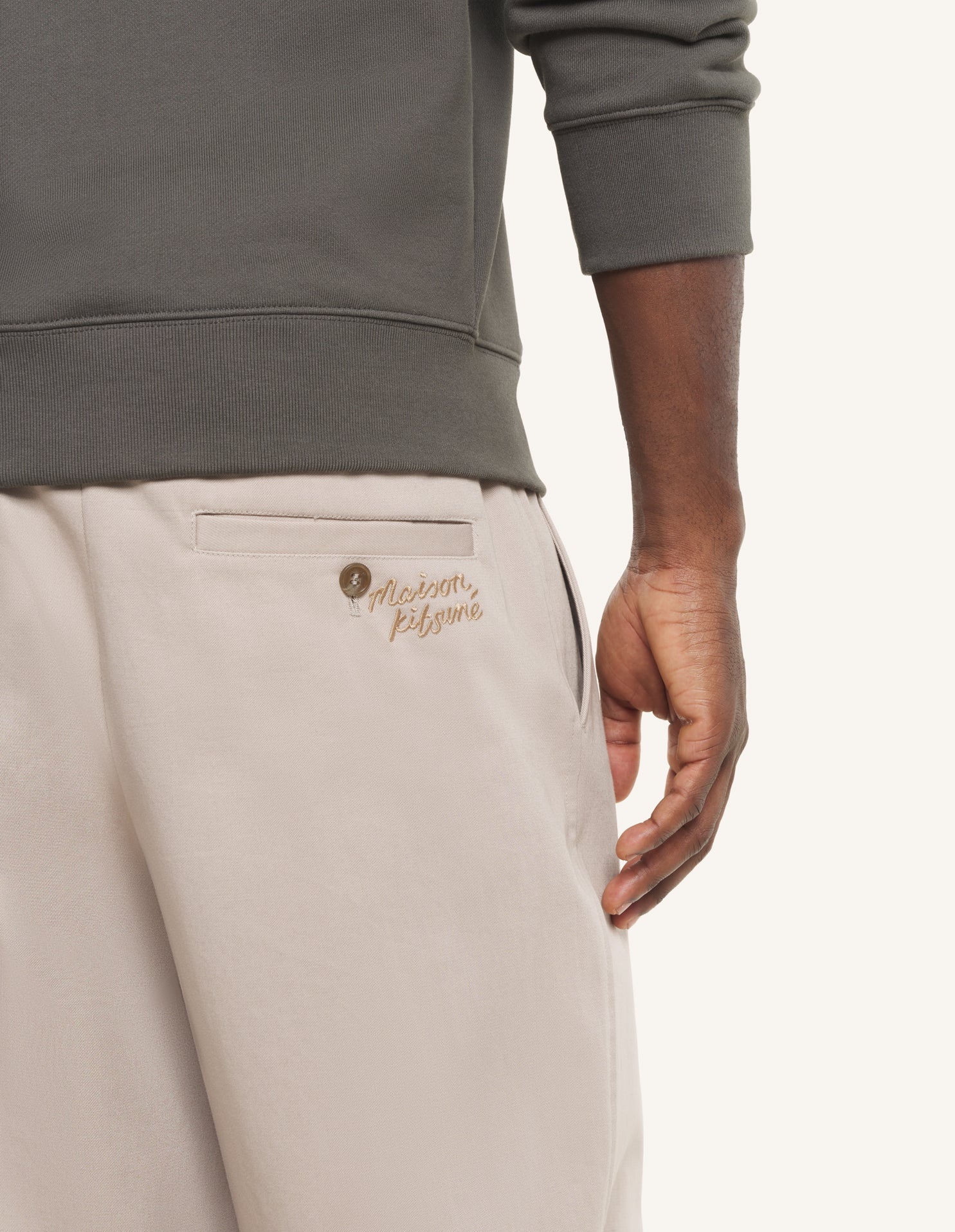 Elasticated Pleated Pants - String