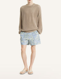 Short de bain - Arctic Ice & Pastel Yellow