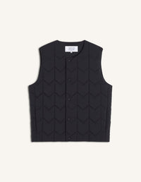 Quilted Vest - Black