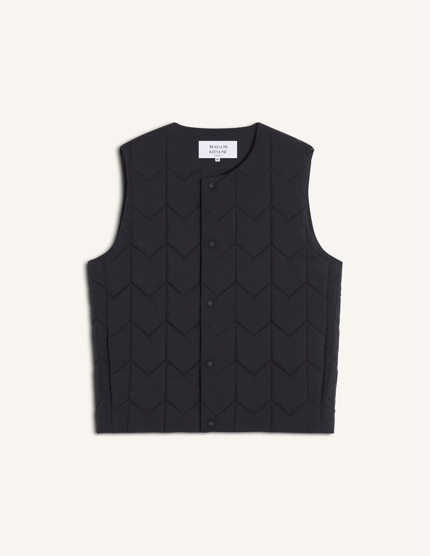 Quilted Vest - Black