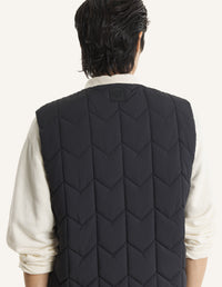 Quilted Vest - Black