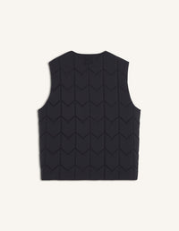 Quilted Vest - Black