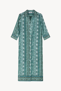 Robe longue chemise - Kaki