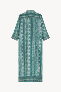 Robe longue chemise - Kaki