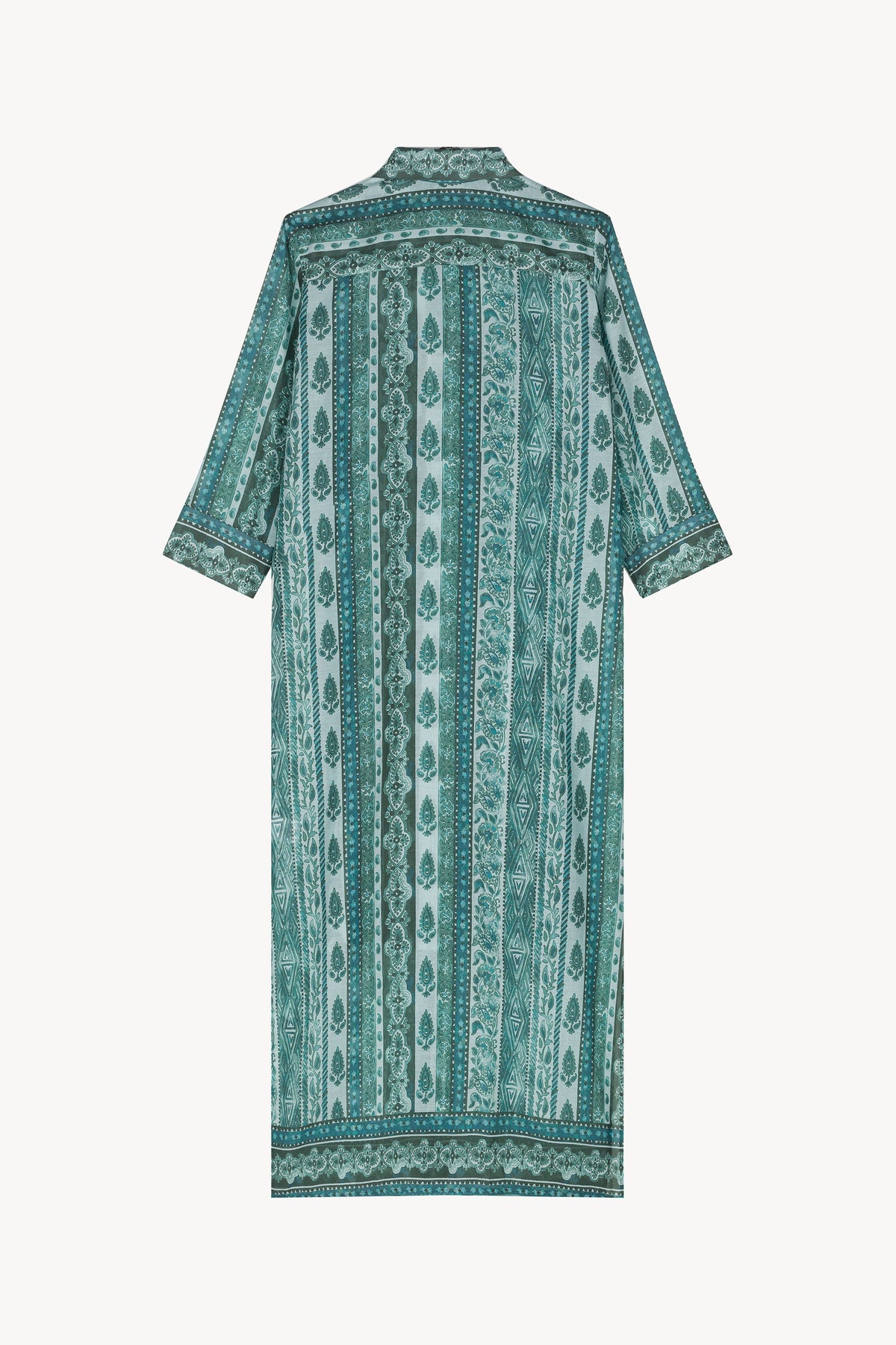 Robe longue chemise - Kaki