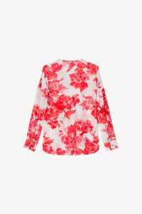 Chemise avec volants - Corail