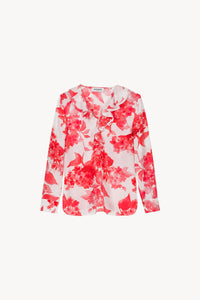 Chemise avec volants - Corail
