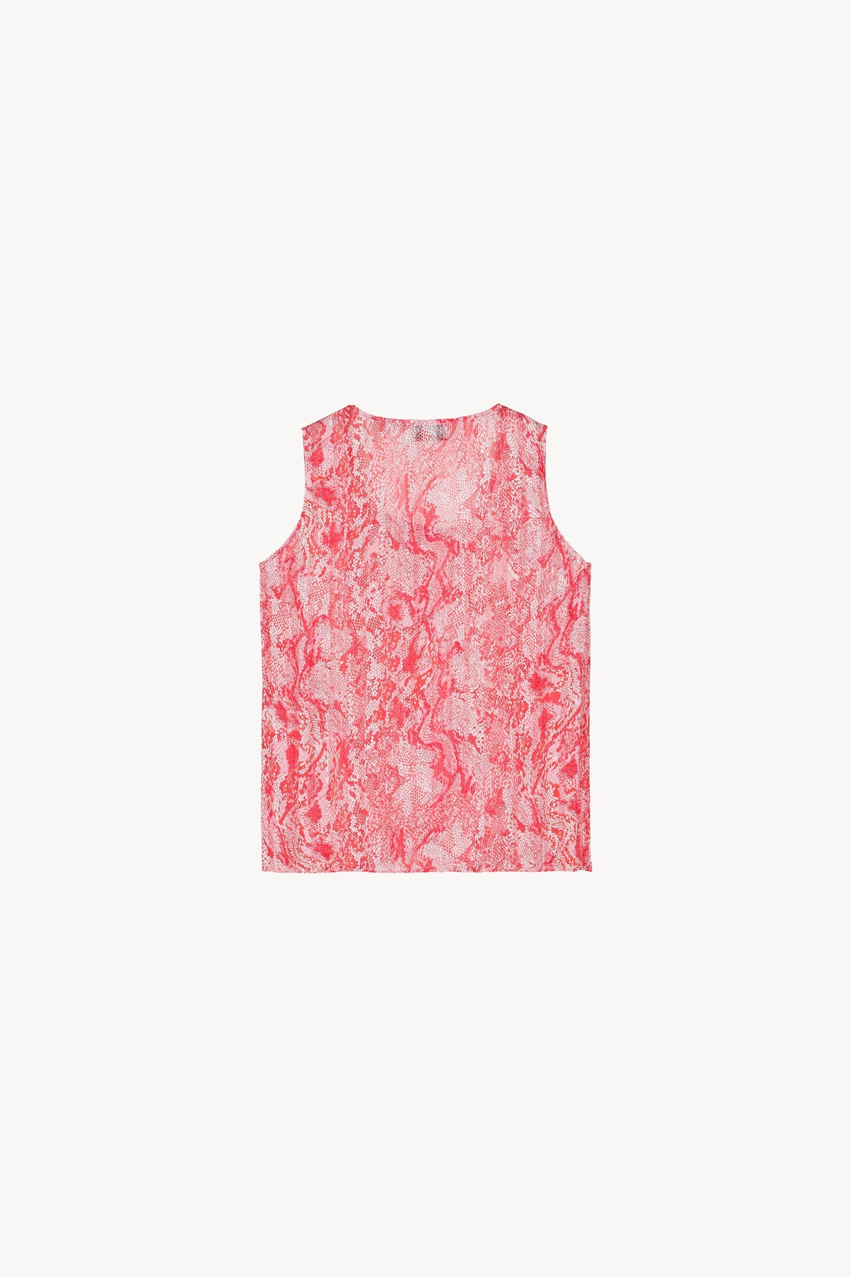 Haut sans manches - Corail