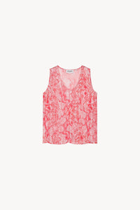 Haut sans manches - Corail