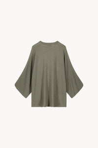 Pull grand volume col v - Kaki