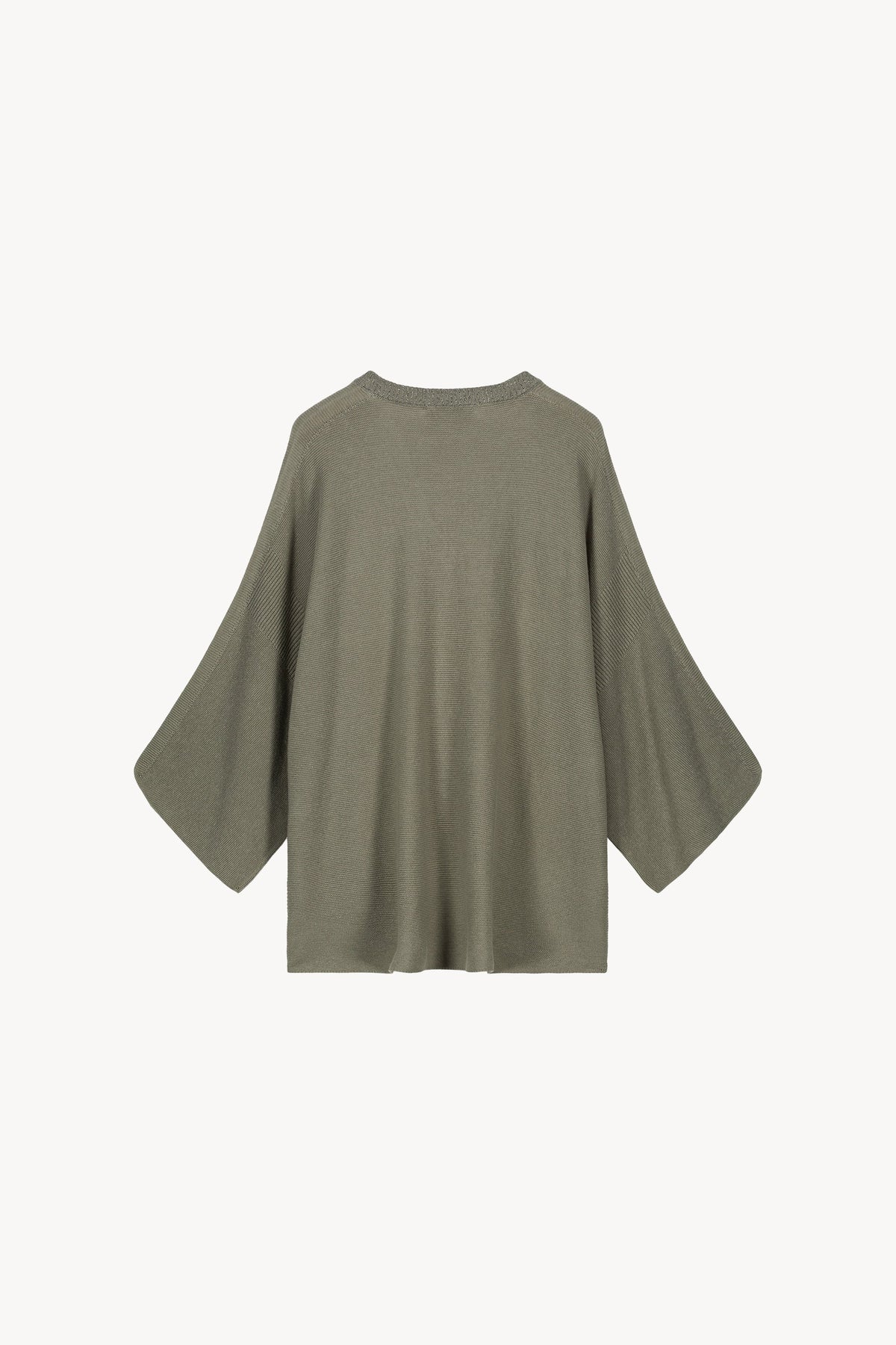 Pull grand volume col v - Kaki