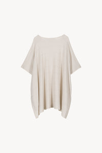 Pull poncho - Blanc Cassé