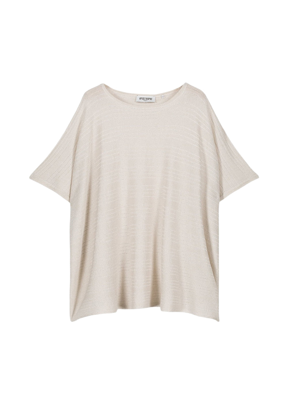 Oversized poncho jumper - Off-white