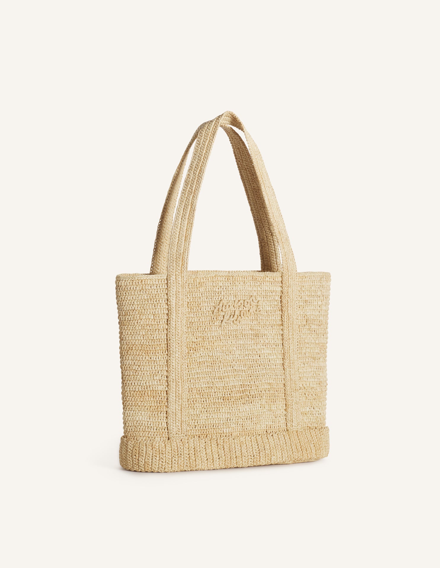 Raffia Tote - Driftwood