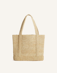Raffia Tote - Driftwood
