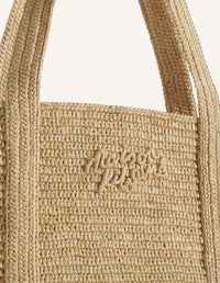 Raffia Tote - Driftwood