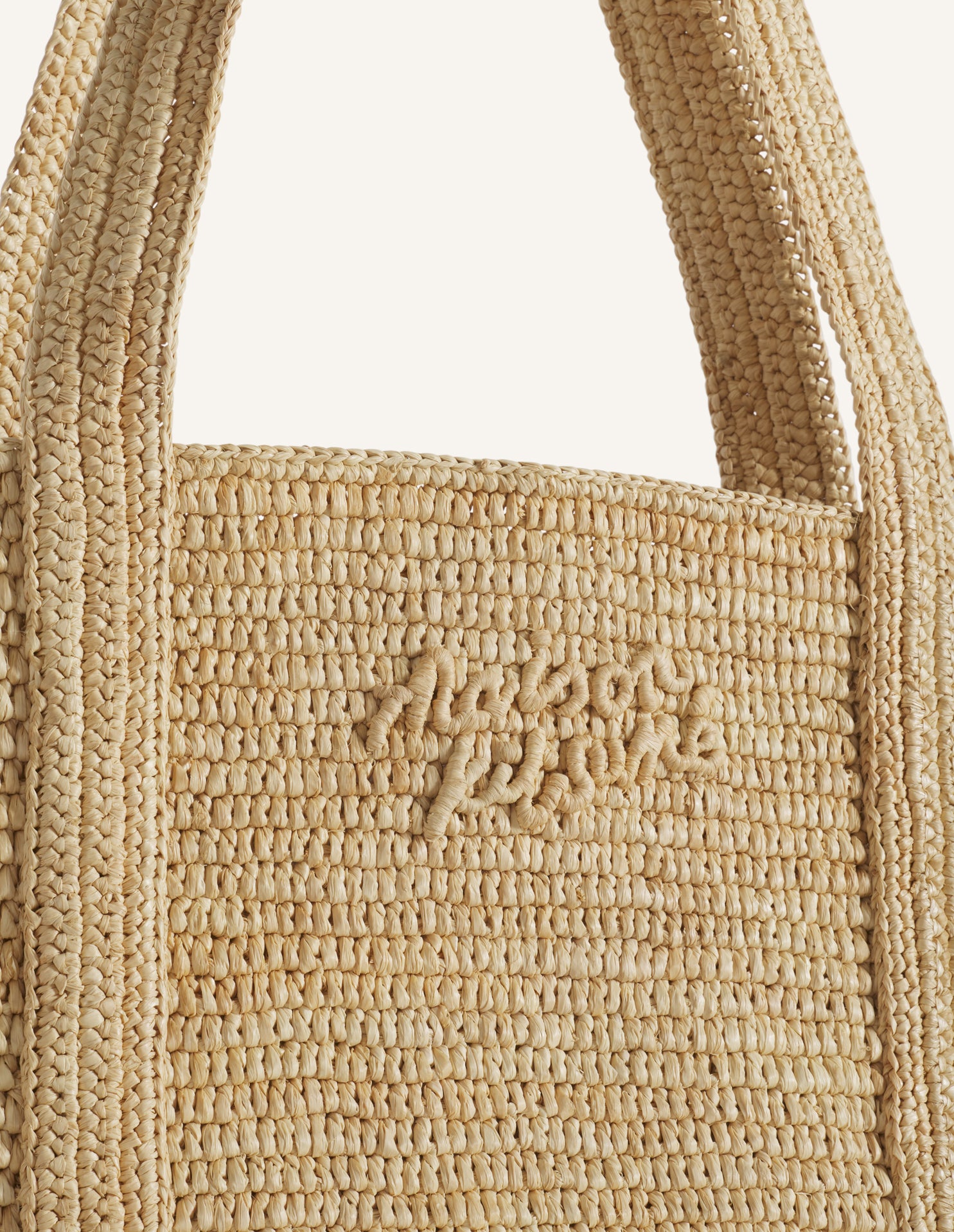 Raffia Tote - Driftwood