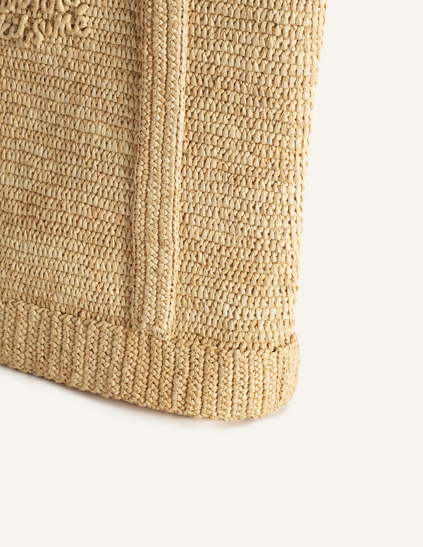 Raffia Tote - Driftwood