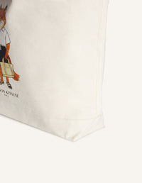 Dressed Fox Tote - Ecru