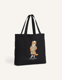 Dressed Fox  Tote - Black