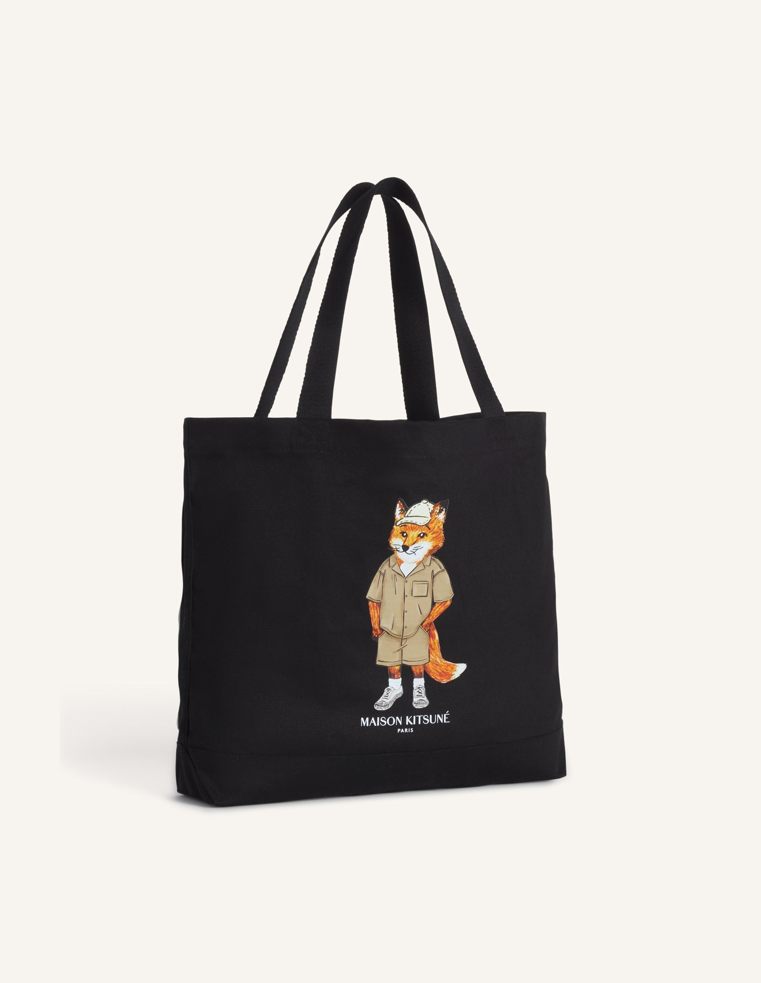 Dressed Fox  Tote - Black