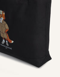 Dressed Fox  Tote - Black