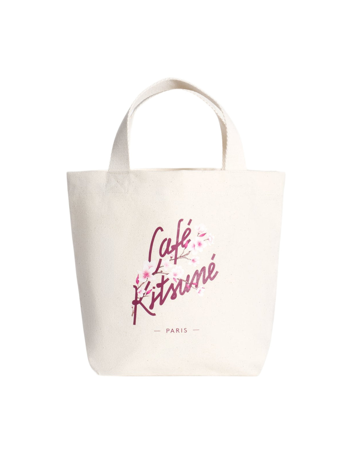 Mini sac cabas Sakura Café Kitsuné - Ecru