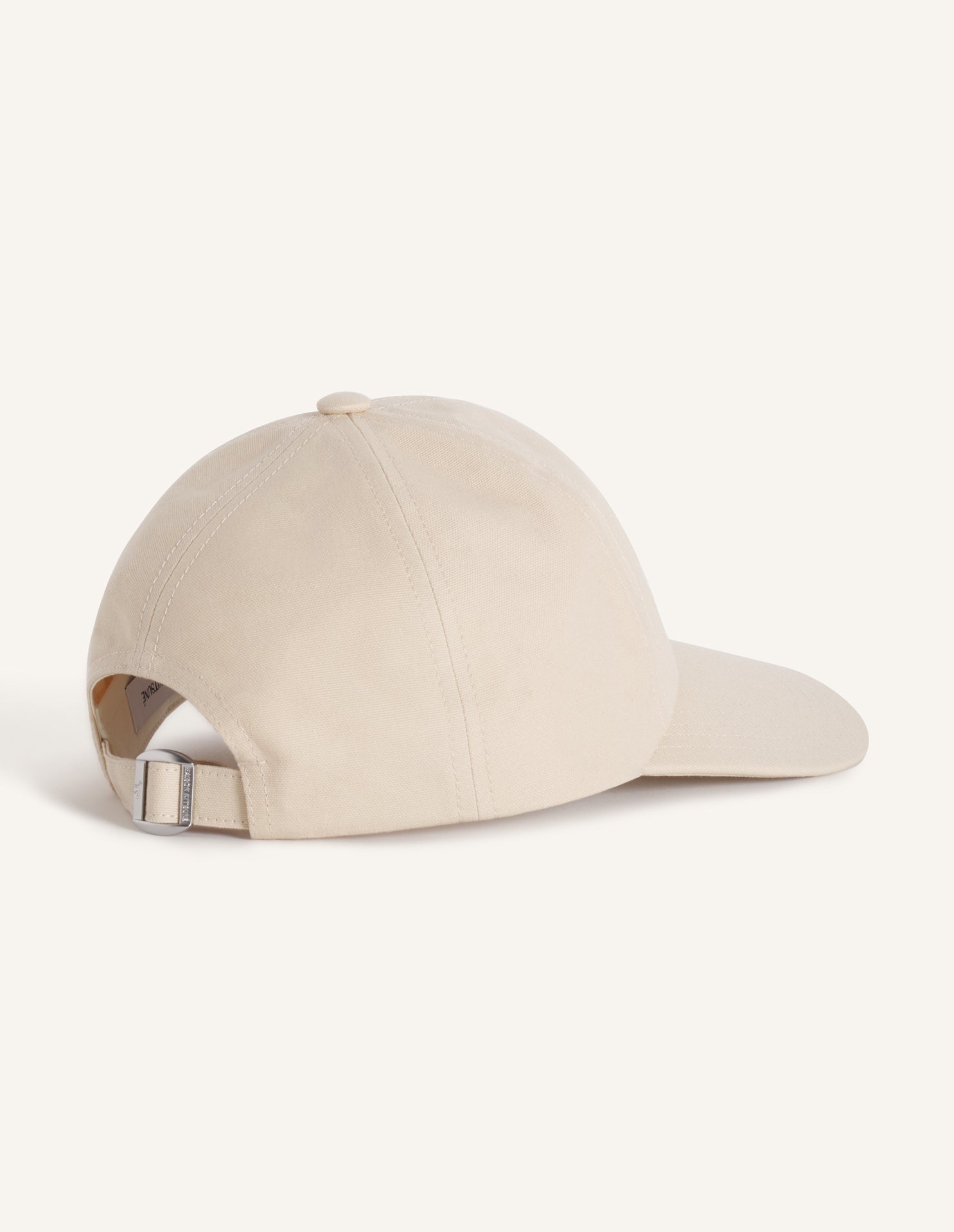 Maison Kitsune Stamp Cap - Macadamia