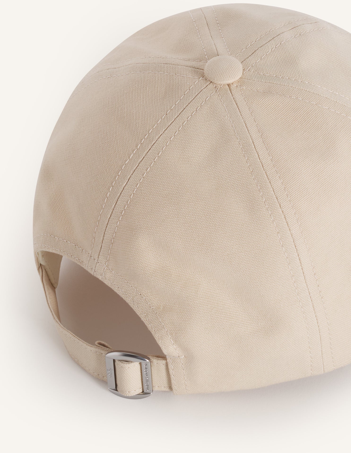 Maison Kitsune Stamp Cap - Macadamia