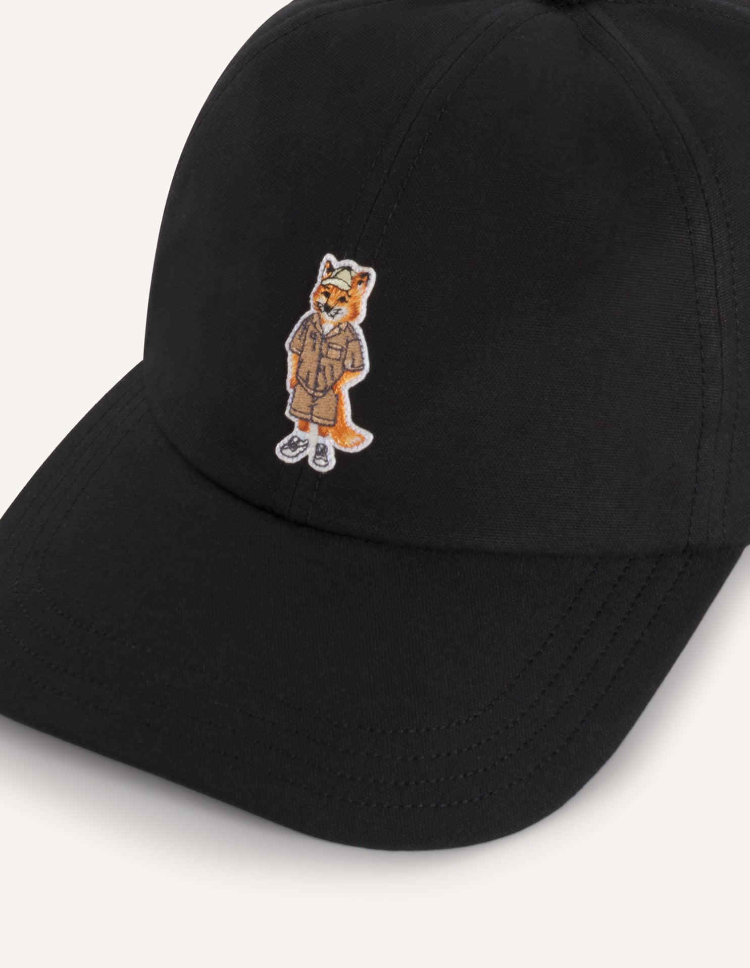 Dressed Fox Cap - Black