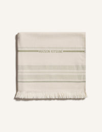 Striped Towel - Clay/Pelican/Dust Green